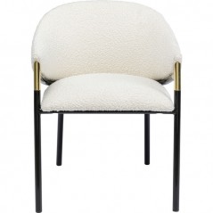 Chair with Armrest Boulevard White